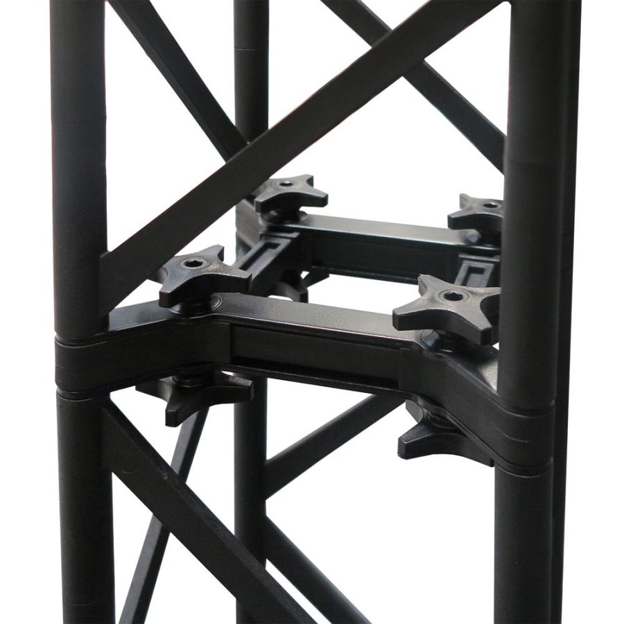 Crown Truss 15 Messewand U-Form 5 x 5 m - schwarz