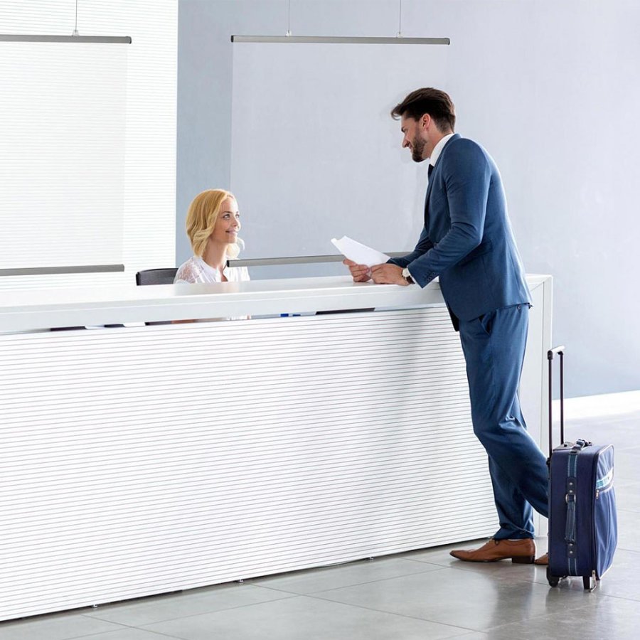 Hygieneabschirmung zum Aufh&auml;ngen - 120 x 70 cm