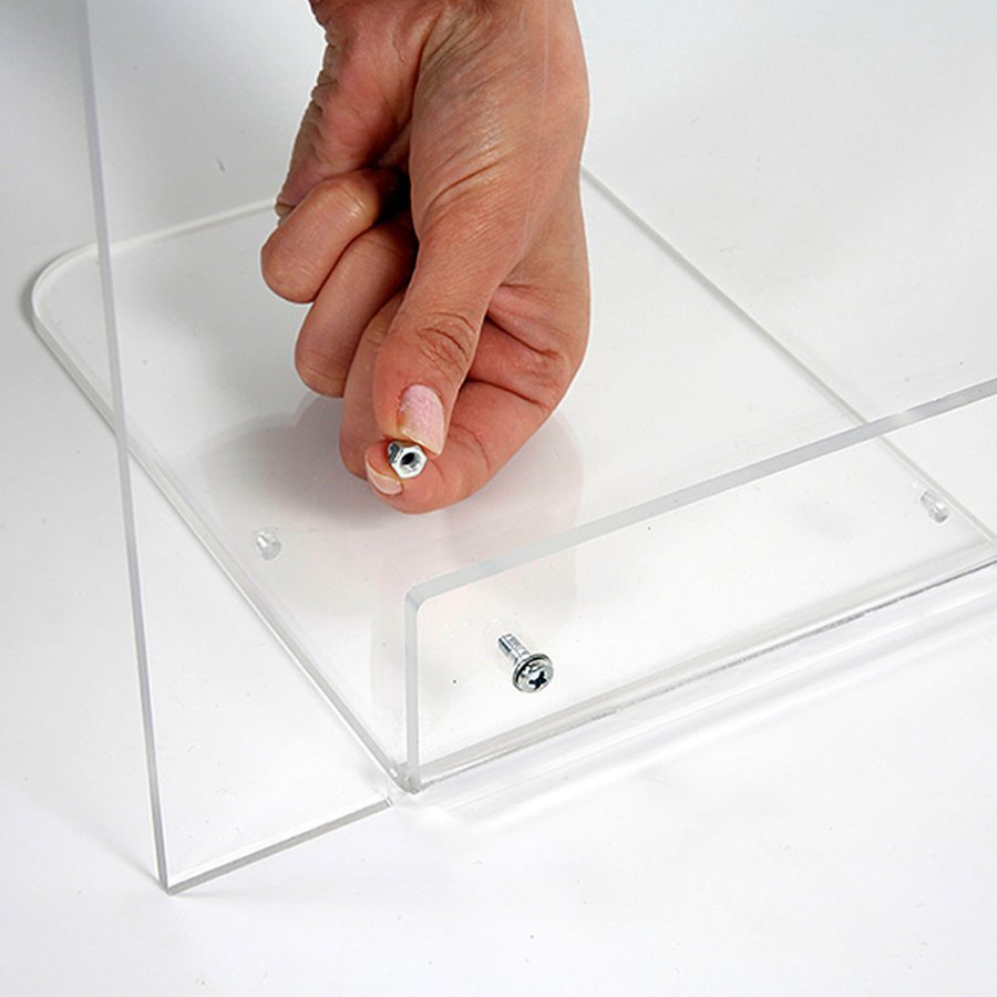 Hygieneabschirmung f&uuml;r Tisch, 90 x 65 cm