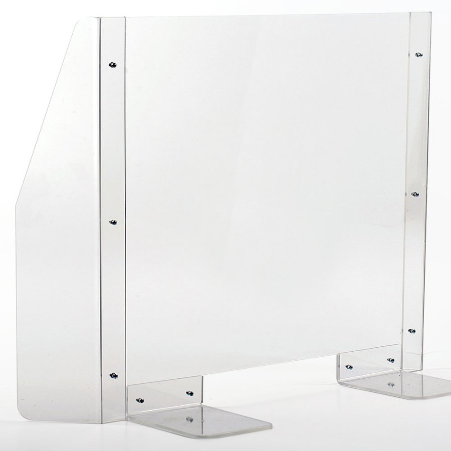 Hygieneabschirmung f&uuml;r Tisch, 90 x 65 cm