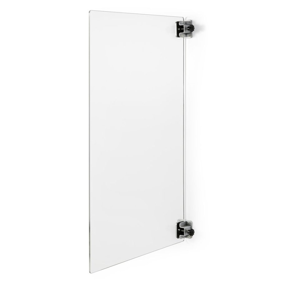 Universal-Klemmsatz f&uuml;r Hygieneabschirmung, 2 Plattenhalter f&uuml;r Wand oder Decke