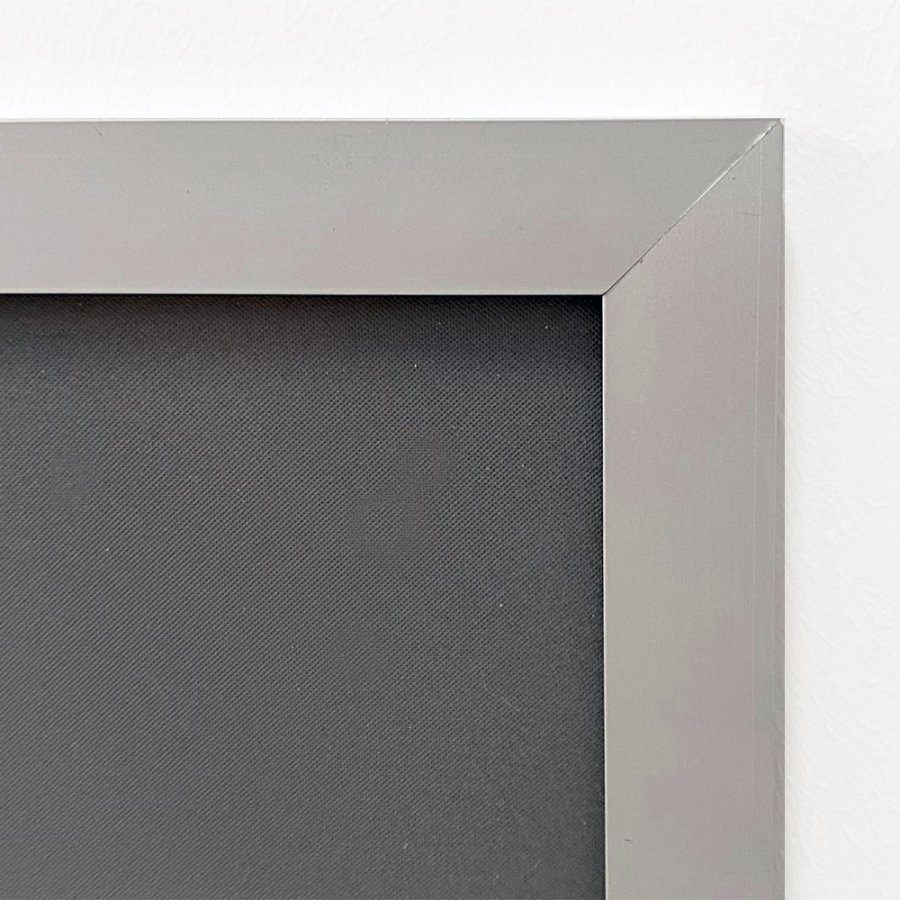 Klapprahmen mit 20mm Aluminium-Flachprofil, silber - 70 x 100 cm