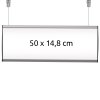 Doppelseitiges H&auml;ngeschild, 1 Lage - 50 x 14,8 cm #1