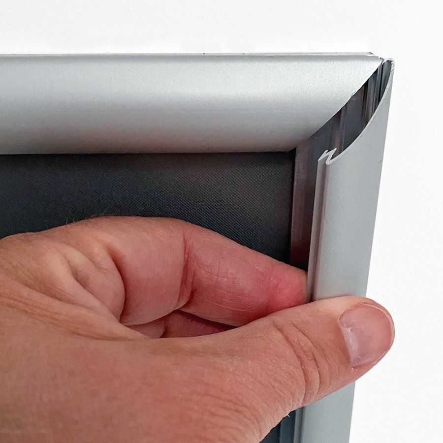 Klapprahmen mit 20mm Aluminiumprofil, silber - A1