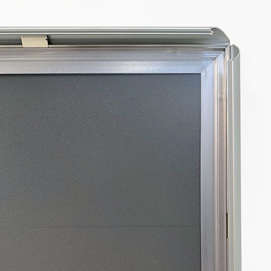 Klapprahmen mit 17mm Aluminiumprofil, silber - 70 x 100 cm