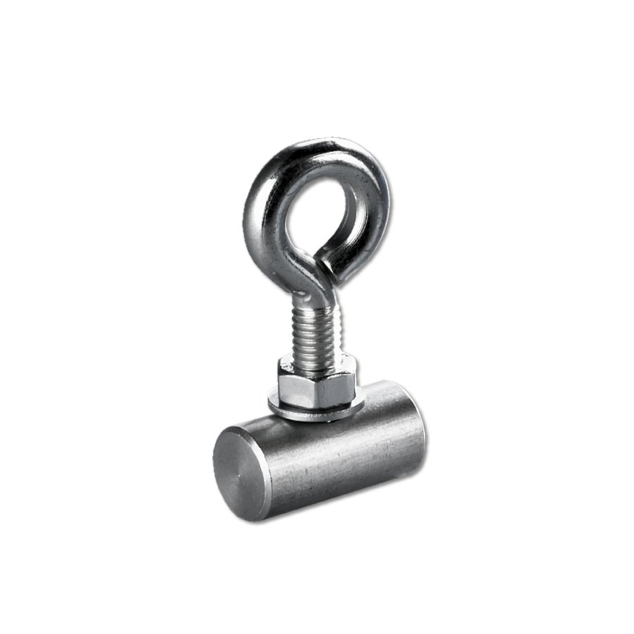 Augenaufh&auml;ngung f&uuml;r Deckenmontage, Outdoor Bannerprofil, Silber