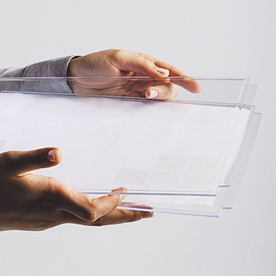 Vertikaler Men&uuml;kartenhalter Acryl - A5 - 14,8 x 21 cm