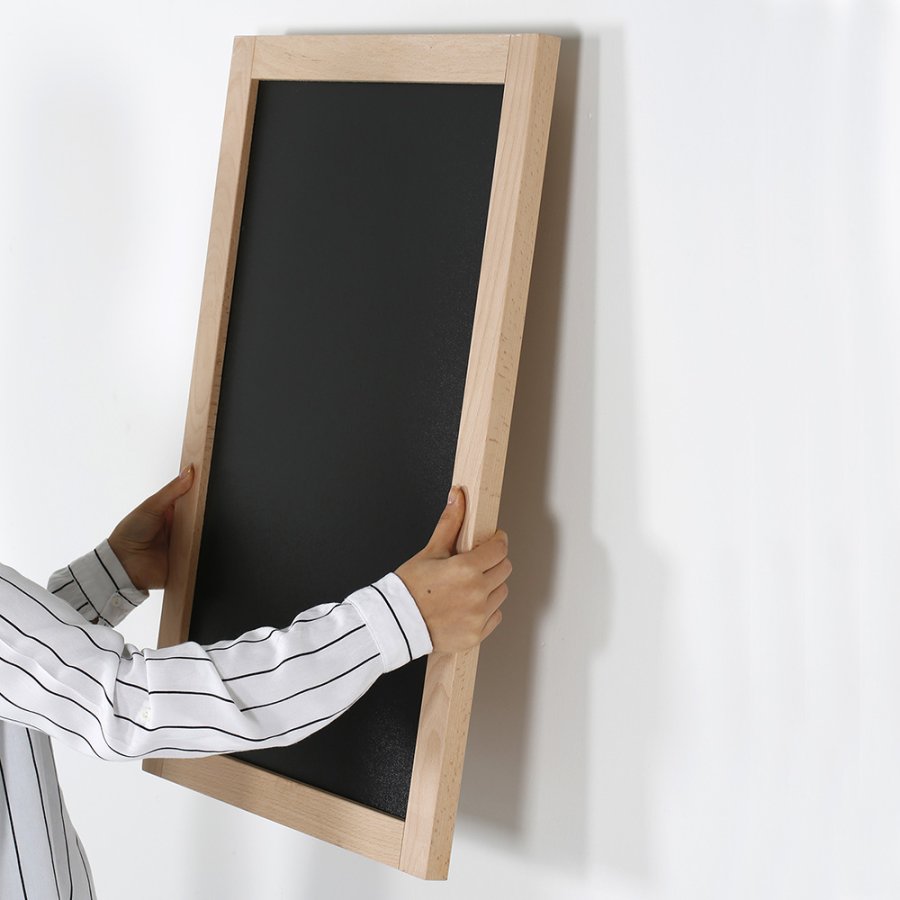 Kreidetafel mit 38mm Holzrahmen - 40 x 90 cm