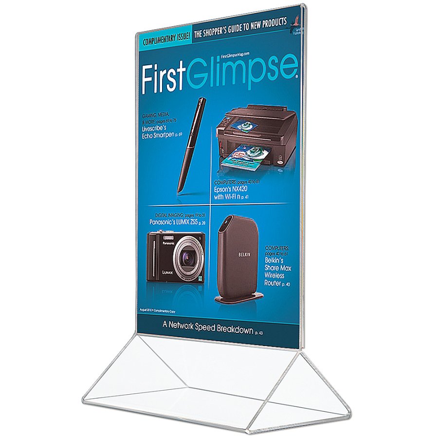 Delta Men&uuml;kartenhalter vertikal - A5 - 14,8 x 21 cm