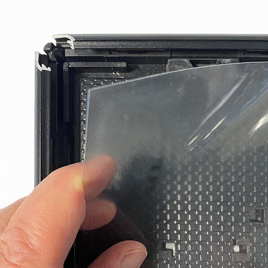 Opti Klapprahmen mit 14mm Aluminiumprofil, Schwarz - A4