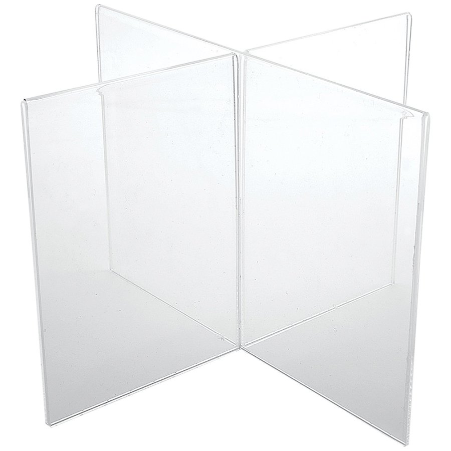 Kreuz-Men&uuml;kartenhalter vertikal - A5 - 14,8 x 21 cm