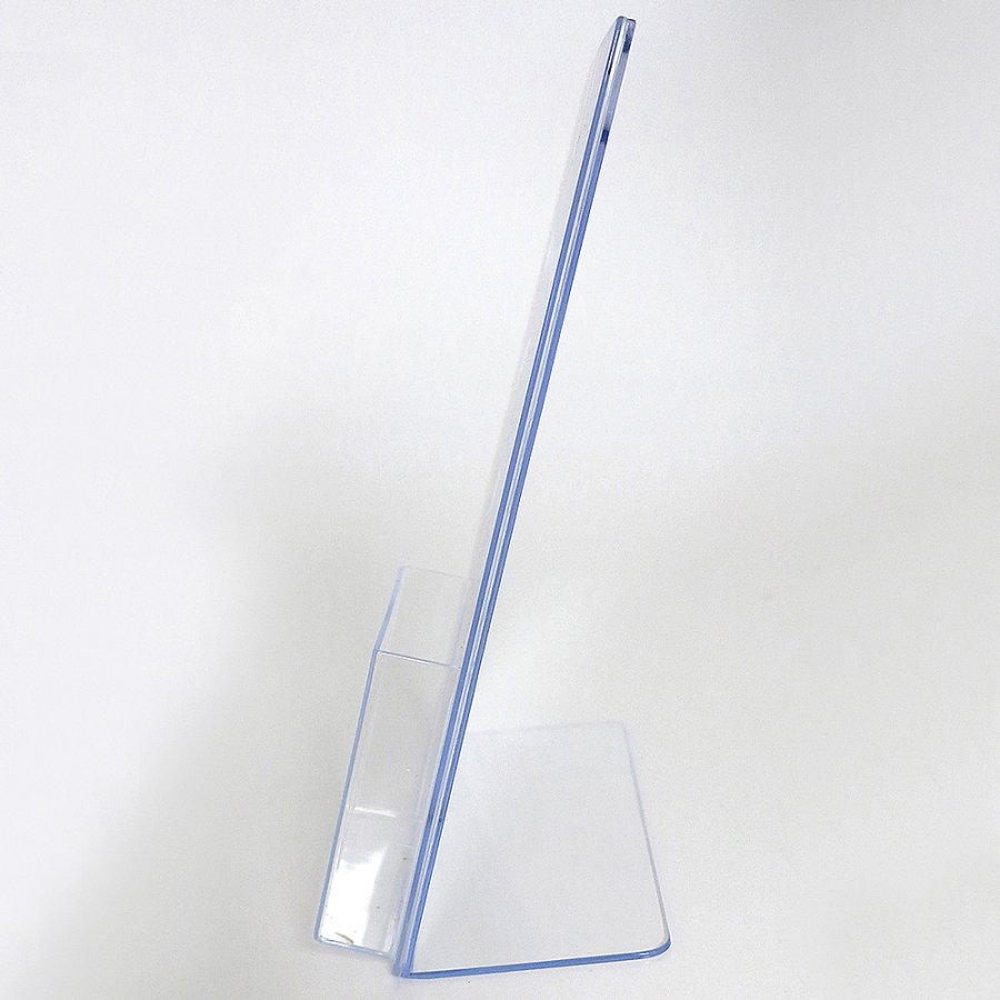 L - Men&uuml;kartenhalter A4, mit Einsatz oben - Halter f&uuml;r M65-Brosch&uuml;ren