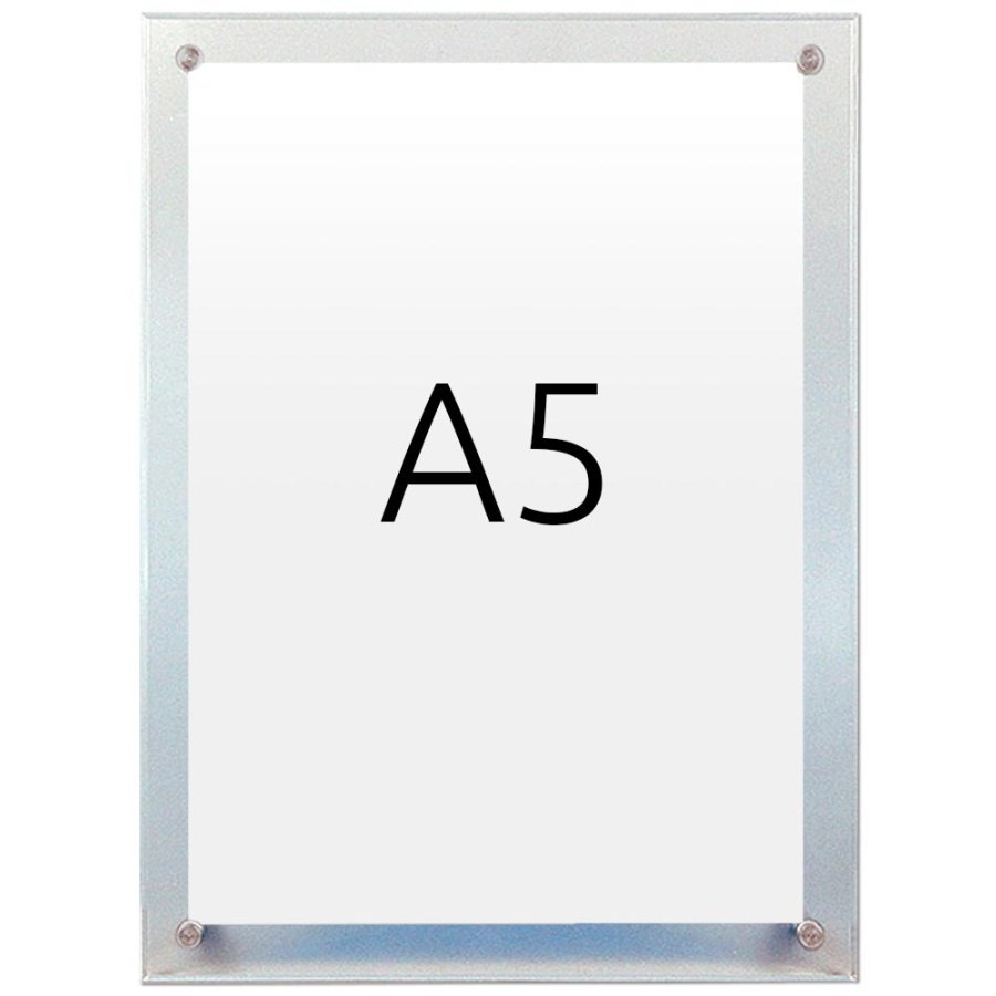 Men&uuml;kartenhalter mit F&uuml;&szlig;en - A5 - 14,8 x 21 cm