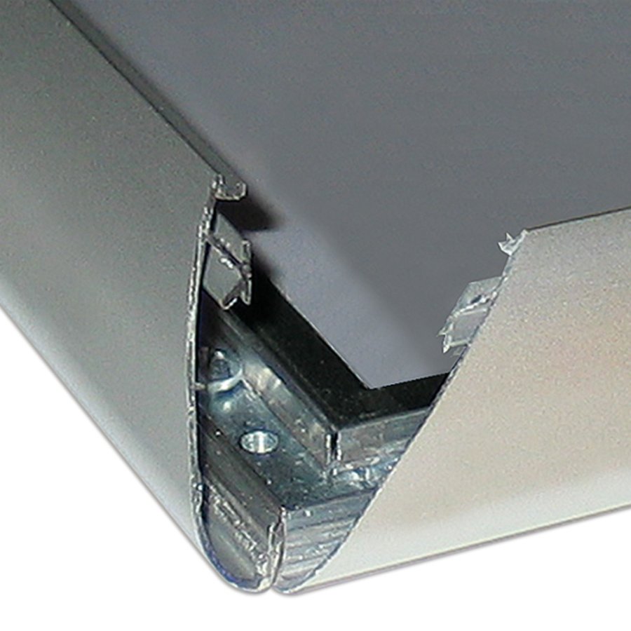 Watersafe Klapprahmen mit 35mm Aluminiumprofil, silber - 70 x 100 cm