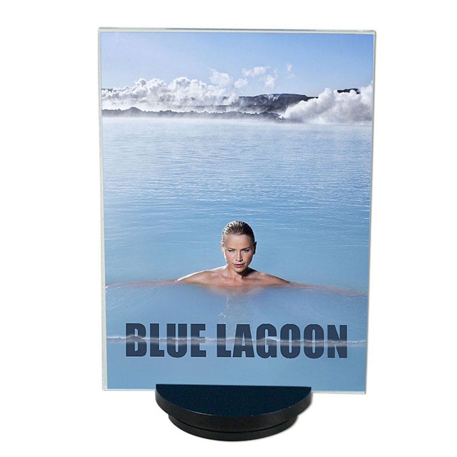 Turn Men&uuml;kartenhalter vertikal - A5 - 14,8 x 21 cm - schwarz