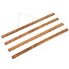 Wooden Posterleiste aus dunkler Buche magnetisch Satz  - 50 cm Set #1