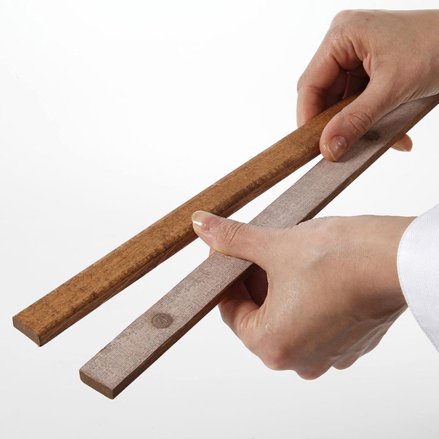 Wooden Posterleiste aus dunkler Buche magnetisch Satz  - 50 cm Set