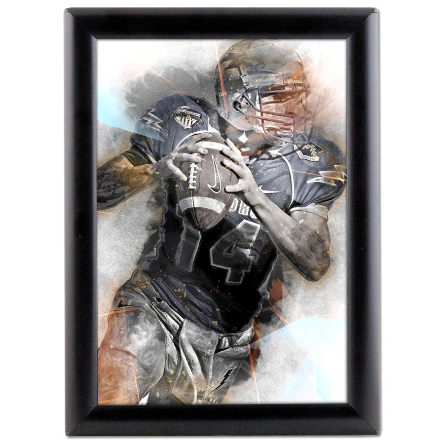 Opti Klapprahmen mit 25mm Aluminiumprofil, schwarz - A3