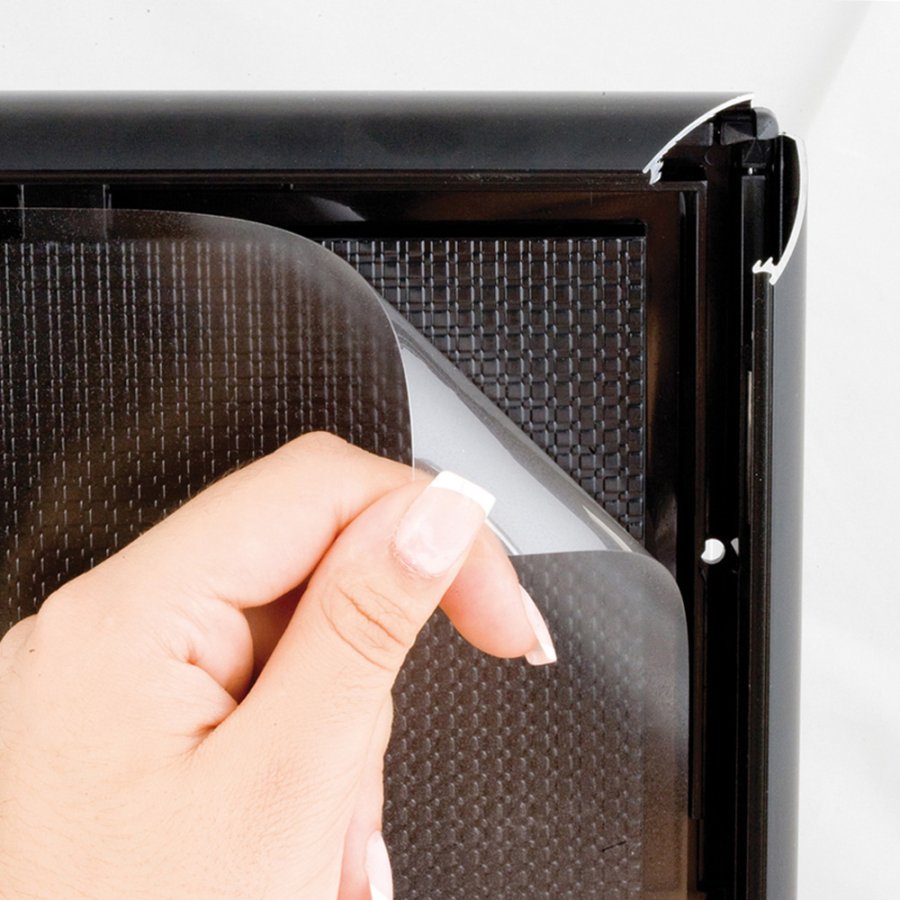 Opti Klapprahmen mit 25mm Aluminiumprofil, schwarz - A3