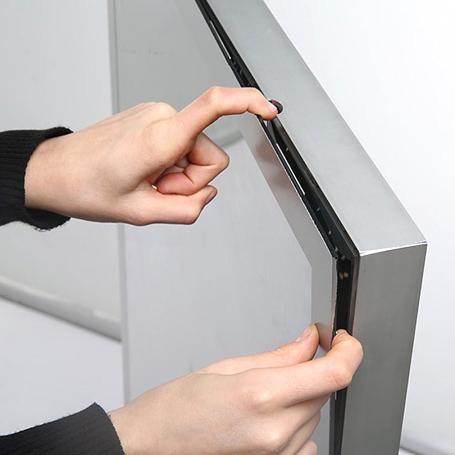 Totem-LED-St&auml;nder - doppelseitig - 59,4 x 168 cm