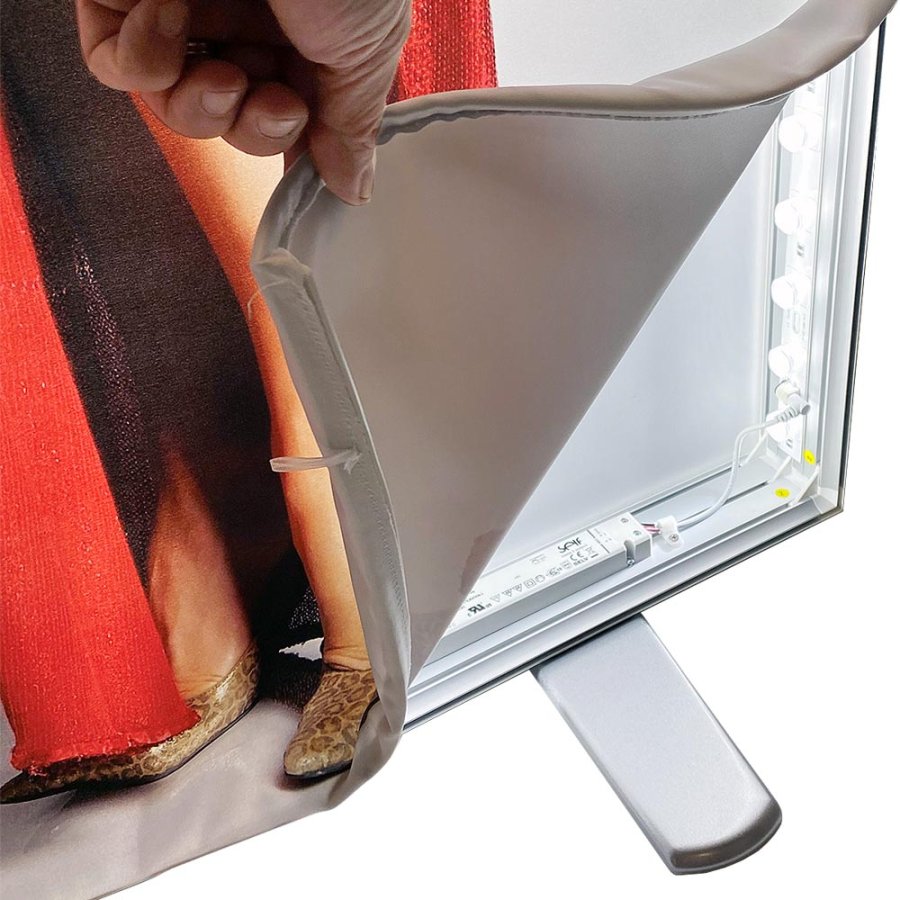 LED-TEX Leuchtkastenst&auml;nder doppelseitig, 85x200cm