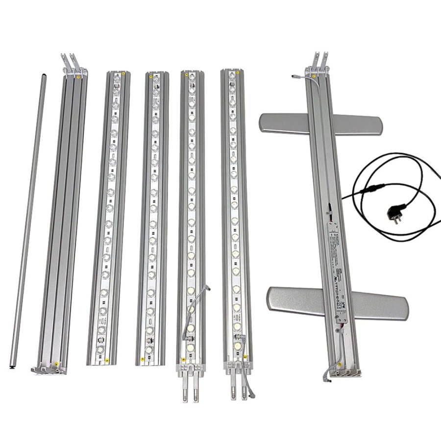 LED-TEX Leuchtkastenst&auml;nder doppelseitig, 100x250cm