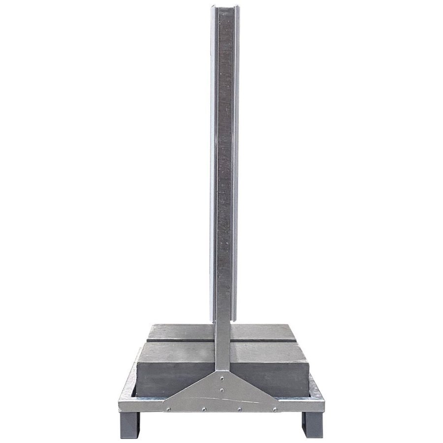 Schweres Kundenstopper mit Betonst&auml;nder f&uuml;r den Au&szlig;enbereich - 70 x 100 cm