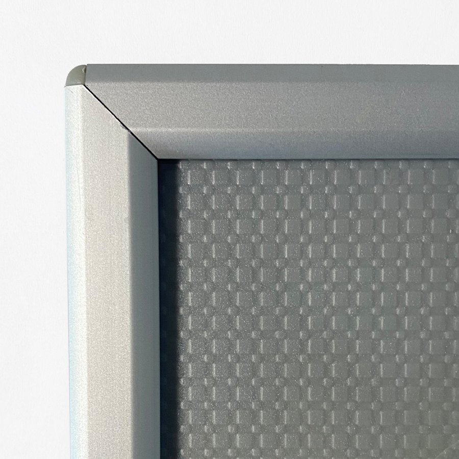 Opti Klapprahmen mit 14mm Aluminiumprofil, Silber - A5