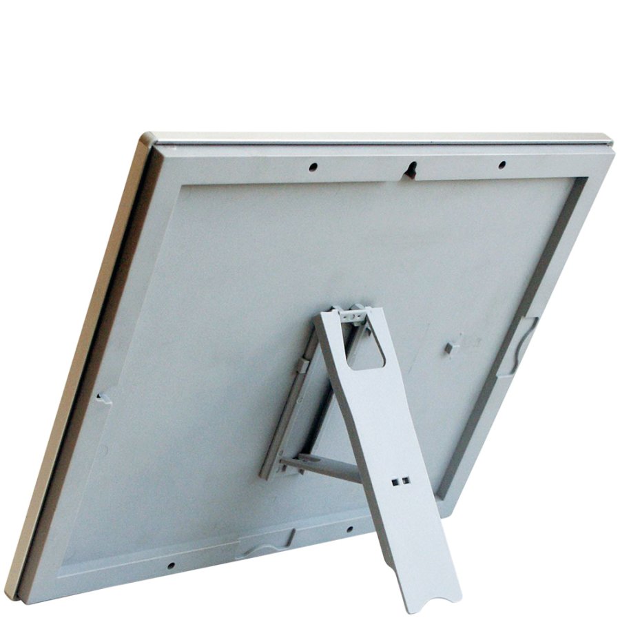 Foto-Klapprahmen mit 14mm Aluminiumprofil, silber - A6