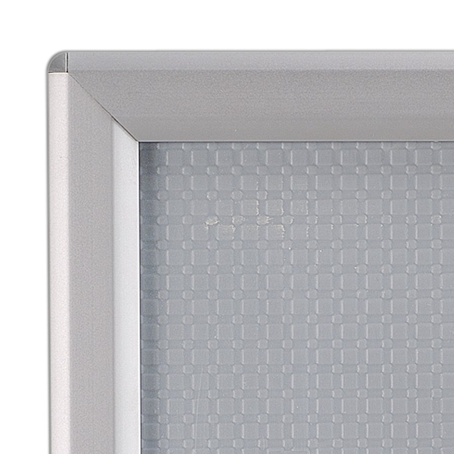 Foto-Klapprahmen mit 14mm Aluminiumprofil, silber - A5