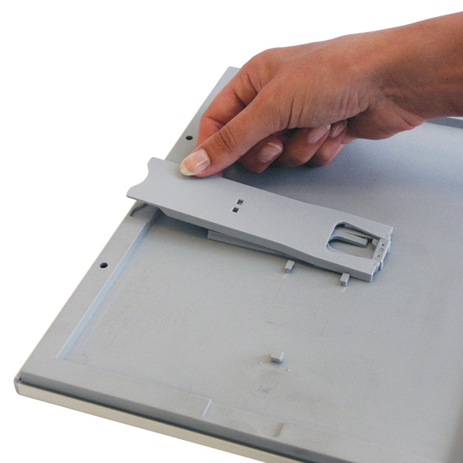 Foto-Klapprahmen mit 14mm Aluminiumprofil, silber - A5