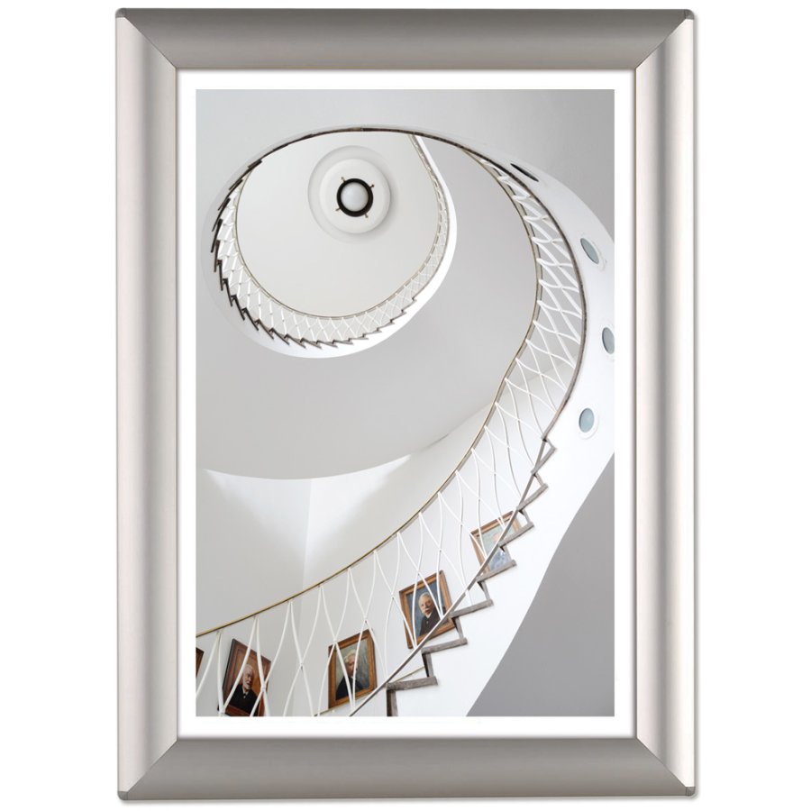 Opti Klapprahmen mit 25mm Aluminiumprofil, silber - 50 x 70 cm