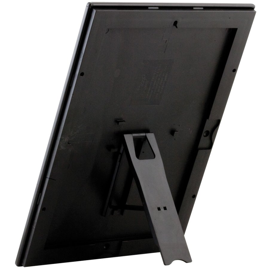 Foto-Klapprahmen mit 14mm Aluminiumprofil, schwarz - A5