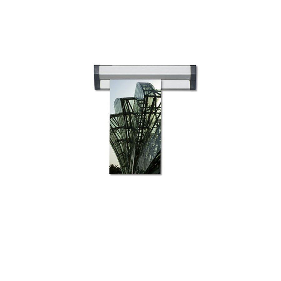 Posterleiste - Fast Note Posterschiene mit 30mm Aluminiumprofil, silber - 31 cm