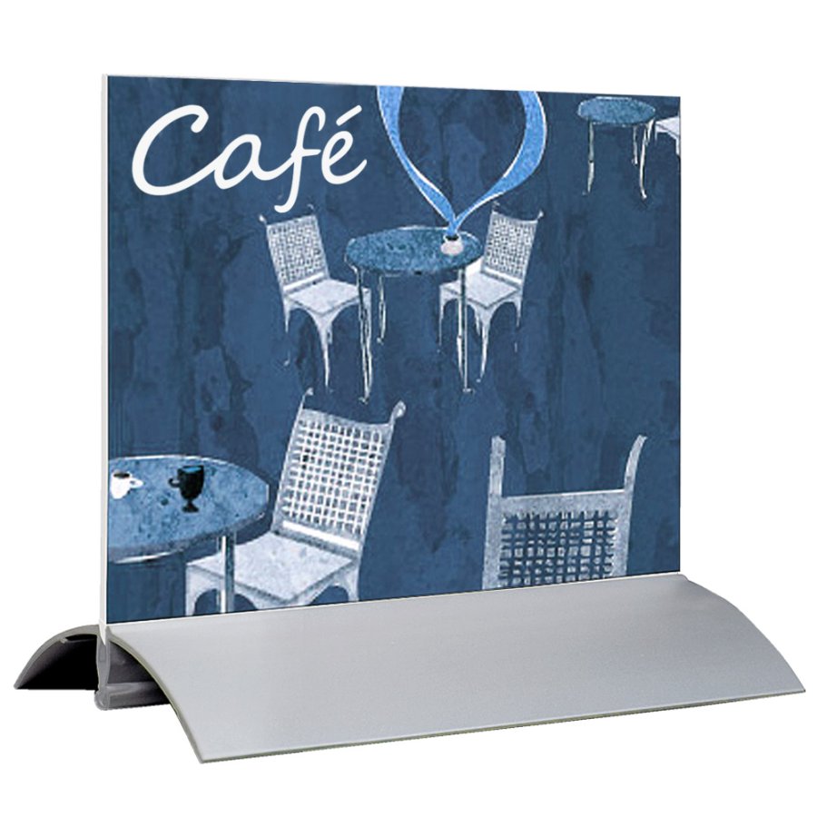 Swing Wing Men&uuml;kartenhalter vertikal - A6 - 10,5 x 14,8 cm