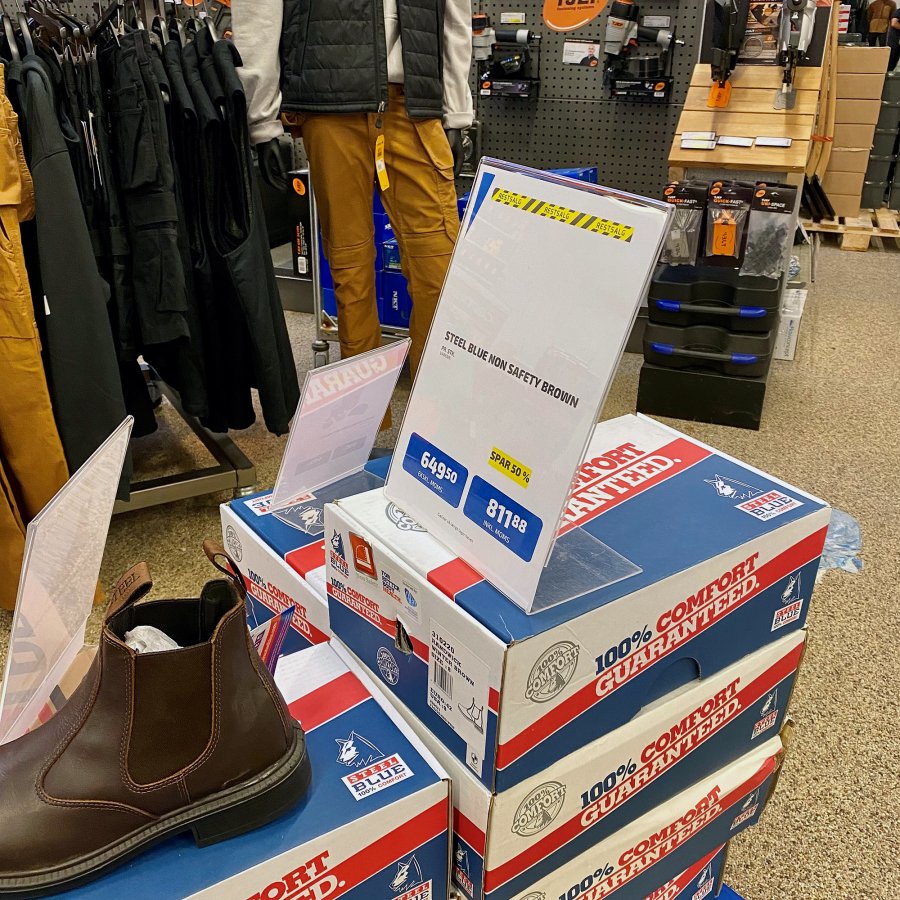 L - Men&uuml;kartenhalter vertikal - M65 - 9,9 x 21 cm