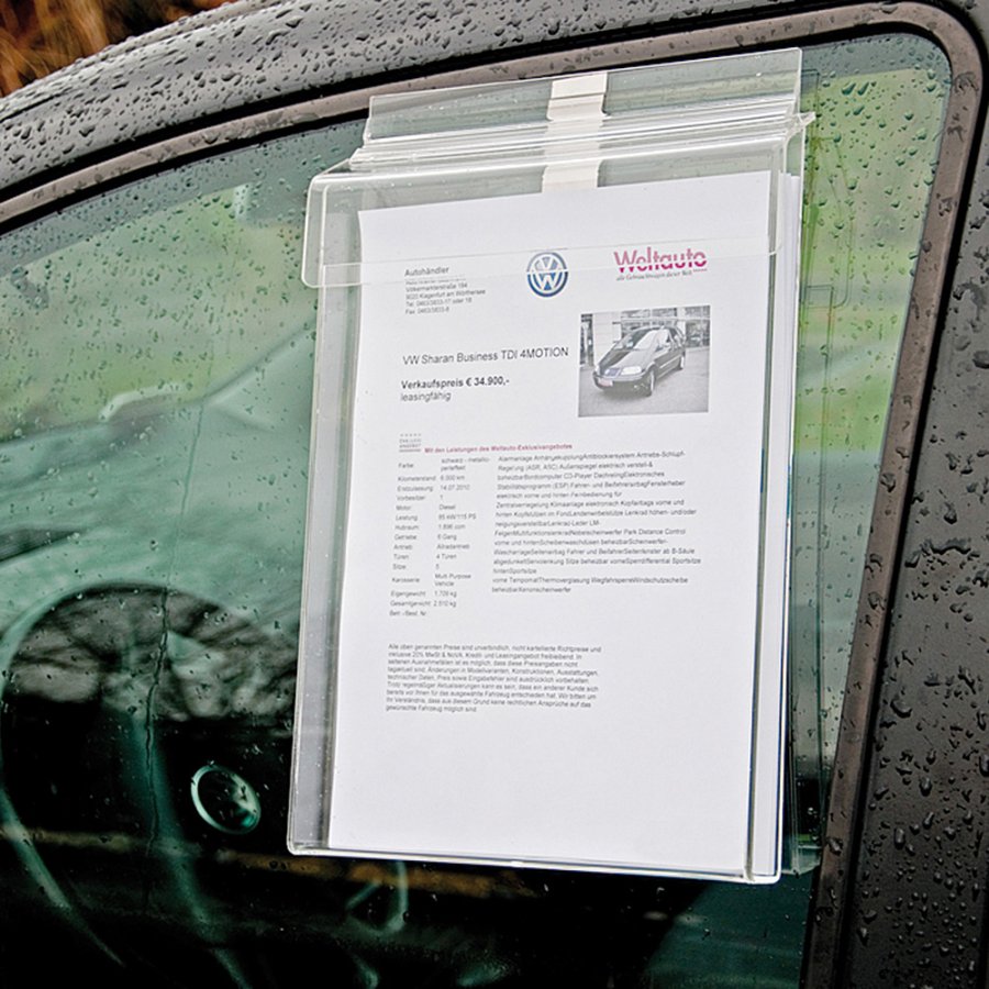 Beschl&auml;ge f&uuml;r Prospekt- und Visitenkartenhalter aus Acryl f&uuml;r den Au&szlig;enbereich