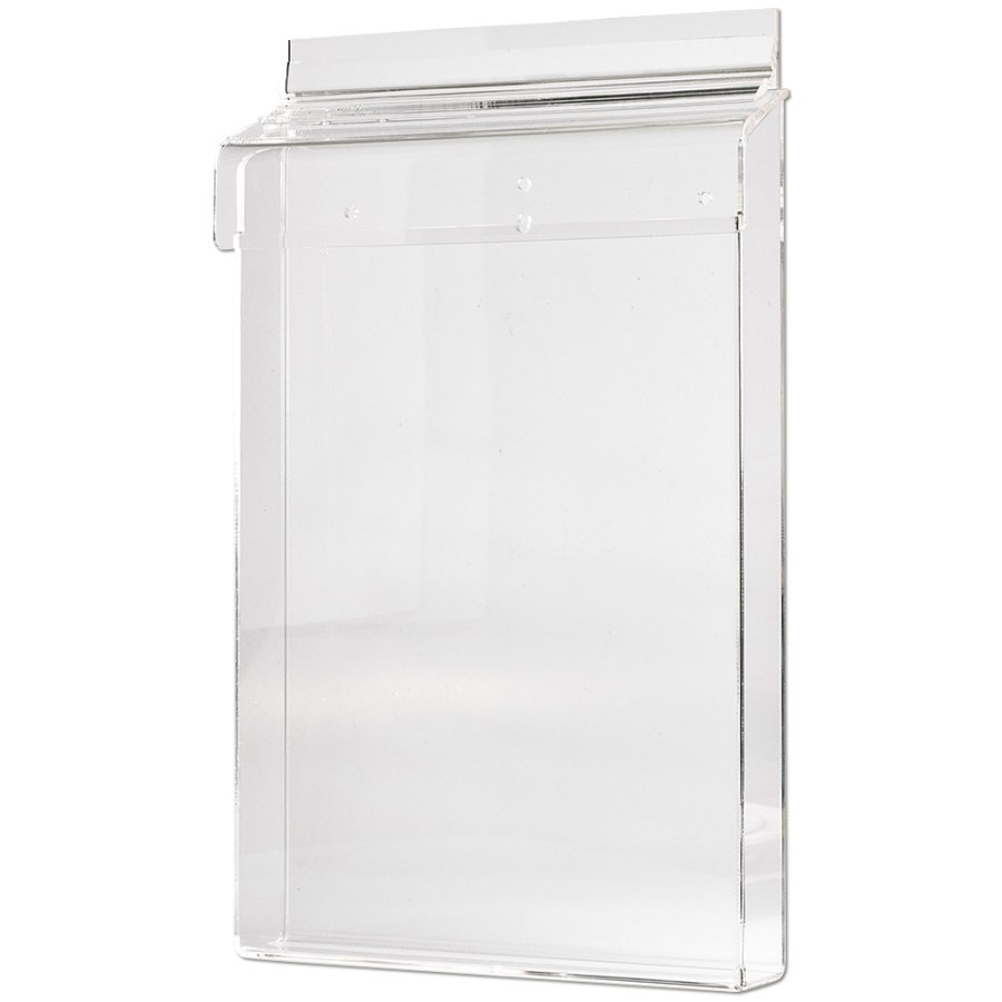 Outdoor-Prospekthalter box aus Acryl, vertikal, A4