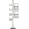 Multi Stand Prospekthalter 18 - Einseitig, 2x70x50 Einschubregale + 4xA4-Regale #2