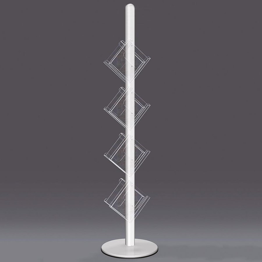 Multist&auml;nder Prospekthalter einseitig - 4xA4 - 21x29,7 cm