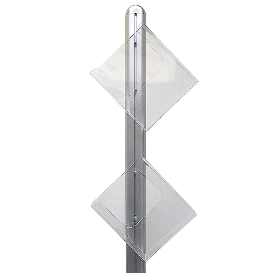 Multist&auml;nder Prospekthalter einseitig - 4xA4 - 21x29,7 cm