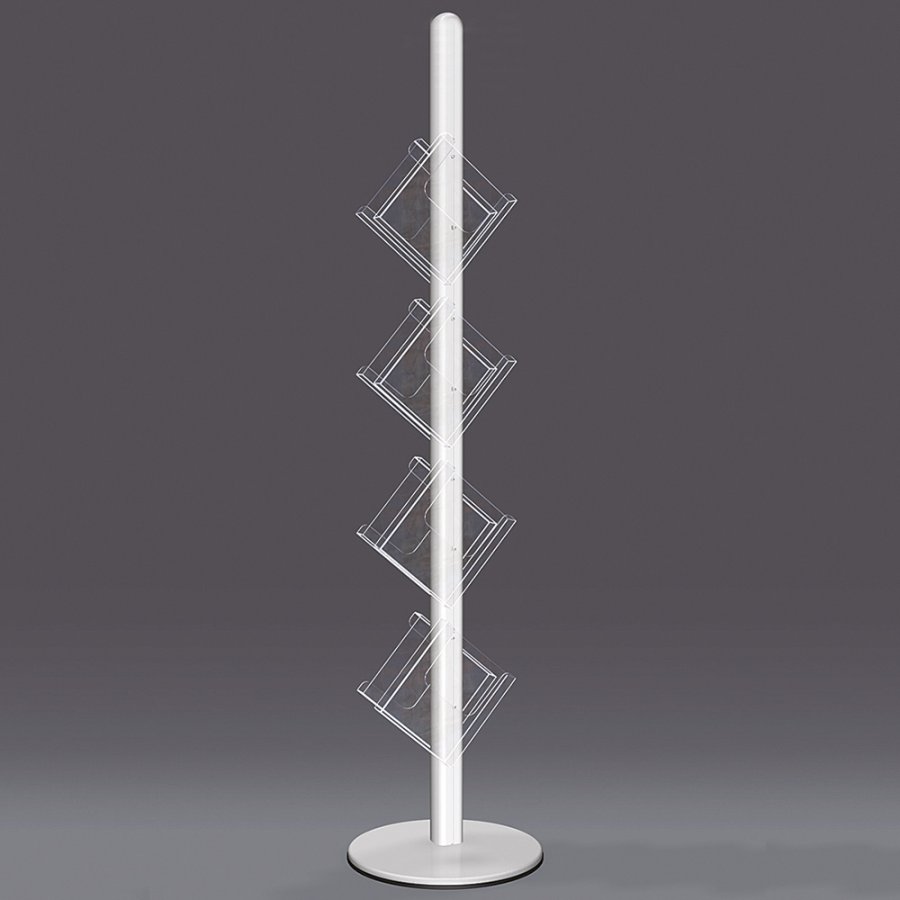 Multist&auml;nder Prospekthalter einseitig - 8xA4 - 21x29,7 cm