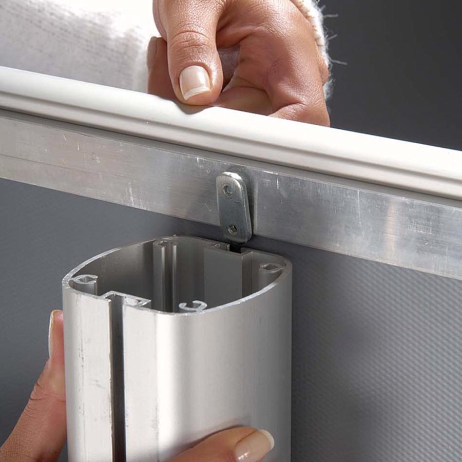 Multi Stand 3 Infost&auml;nder - einseitig mit 2 Acrylregalen 25mm, 1 x 50 x 70 cm