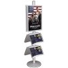 Infost&auml;nder, MultiStand, doppeltseitig, 4 Stahlregale, 2 Klapprahmen, B1 - 70 x 100 cm #1