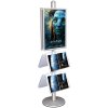 Infost&auml;nder, MultiStand, doppeltseitig, 4 Acrylregale, 2 Klapprahmen, B1 - 70 x 100 cm #1