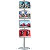 Multi Stand Infost&auml;nder einseitig - 4xA3 - 29,7x42 cm gro&szlig;e Stahlregale #2