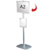 Infost&auml;nder, Mini MultiStand, einseitig, Acrylhalterung und Klapprahmen, A2 - 42 x 59,4 cm #2
