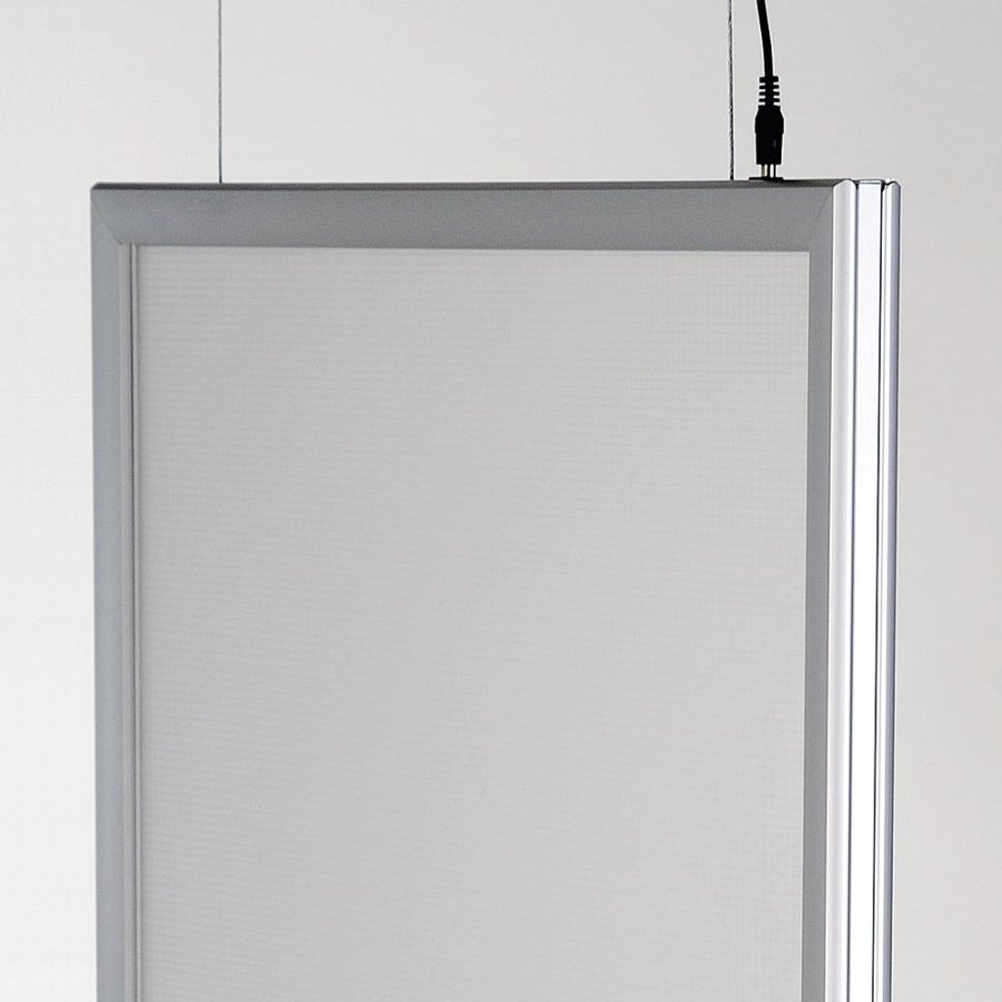 LED-Rahmen, doppeltseitig, Vertikale, A2 - 42 x 59,4 cm