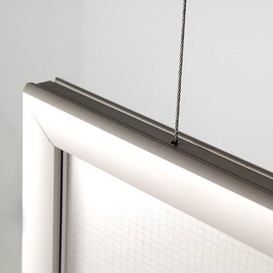 LED-Rahmen, doppeltseitig, Vertikale, B1 - 70 x 100 cm