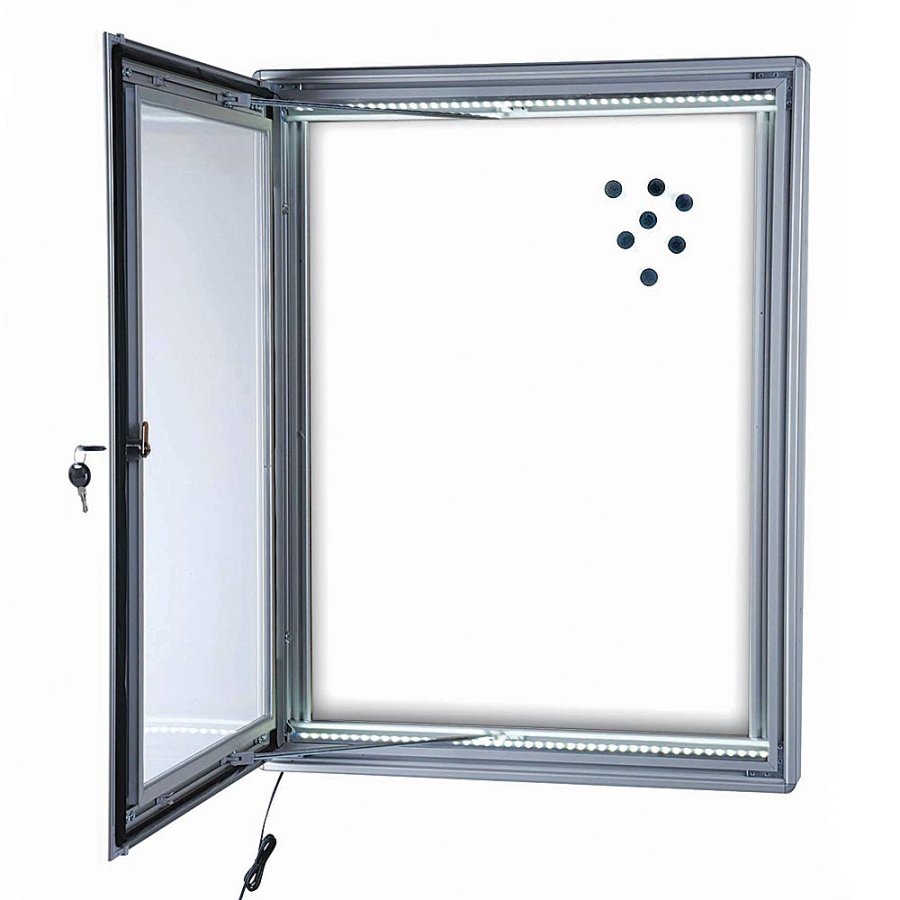 LED-Men&uuml;-Aush&auml;ngeschrank - 6xA4